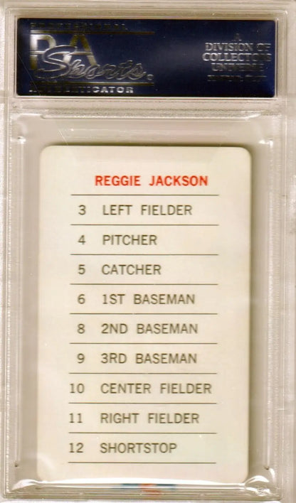 Baseball position card for single cards featuring positions 3-12 in display case