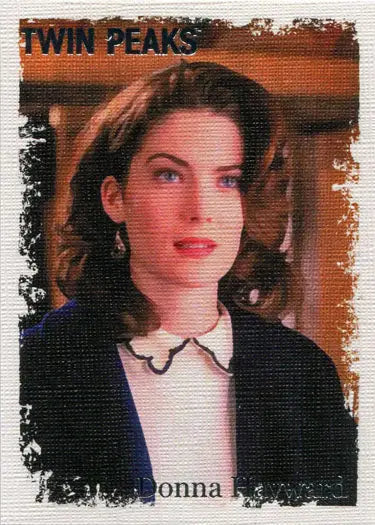 Portrait of Donna Hayward from Twin Peaks on Rittenhouse 2019 Original Stars Trading Card