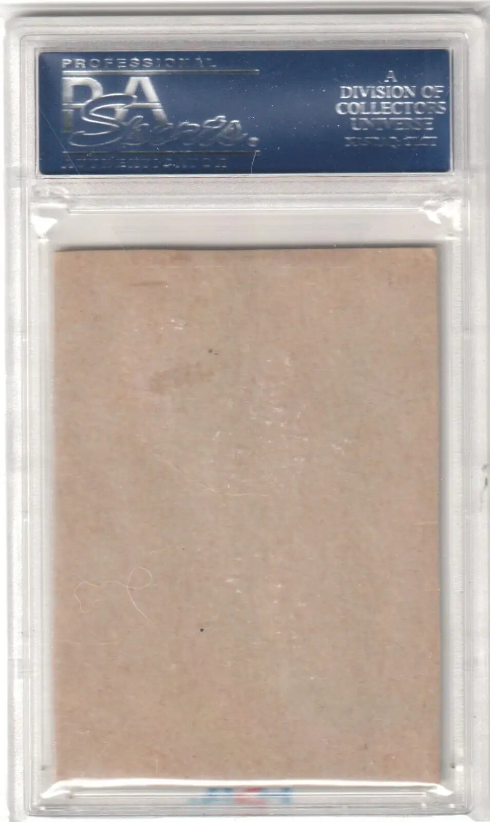 PSA card holder with faded Roberto Clemente 1963 Post Cereal single card for Columbia hobby