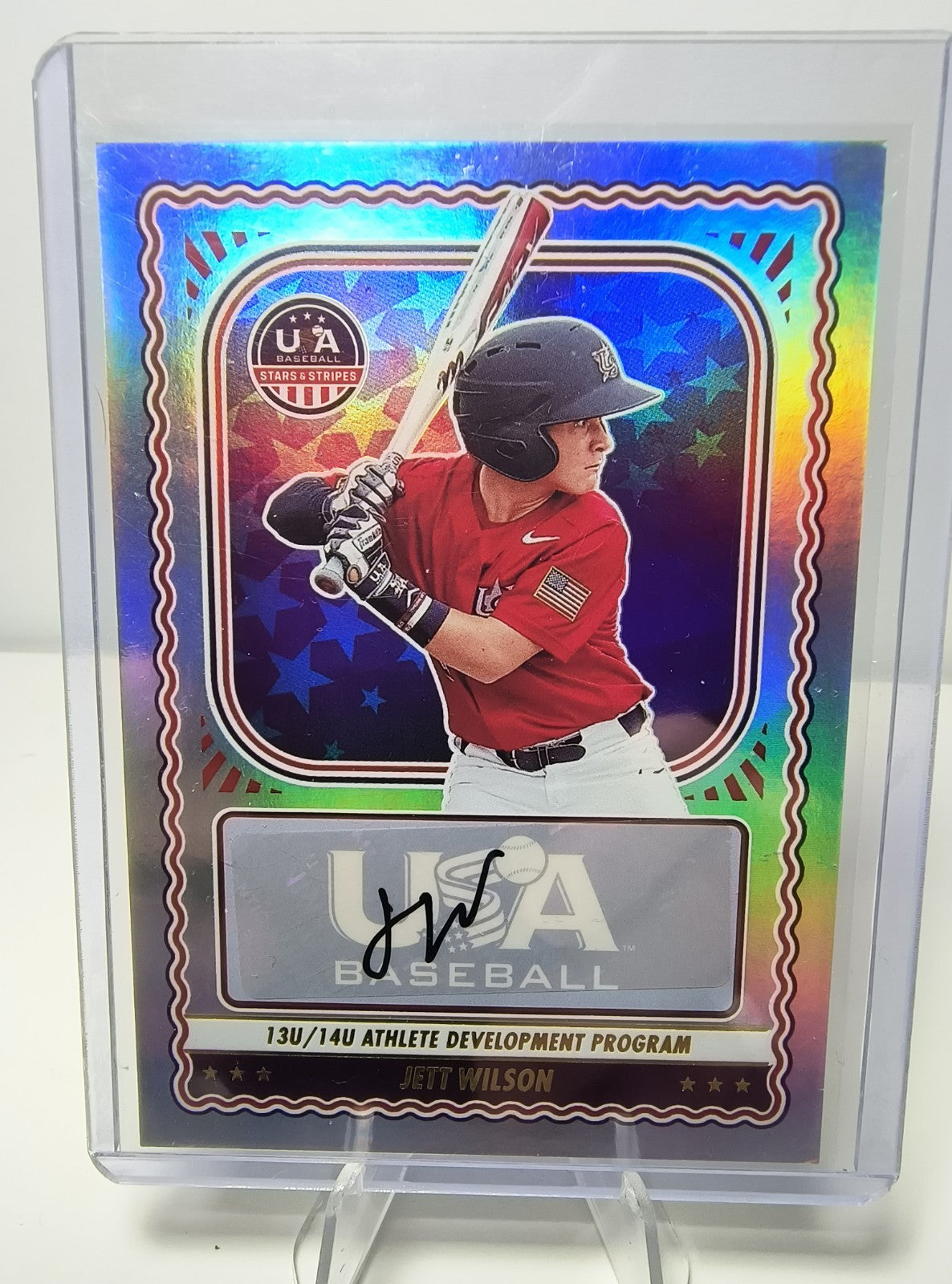 2024 Panini USA Baseball Stars & Stripes Auto Jett Wilson #NTS-JW