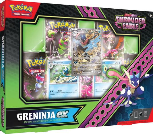 Pokémon TCG Greninja GX Premium Collection box from Scarlet & Violet—Shrouded Fable