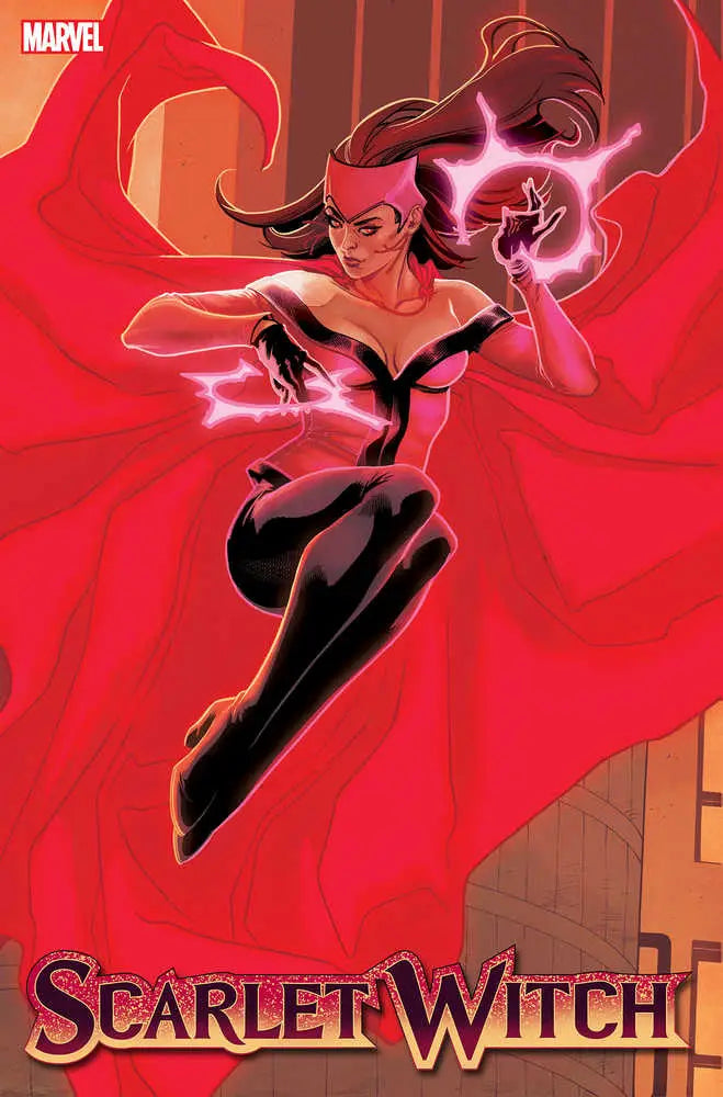 Scarlet Witch #1 Casagrande variant cover showcasing the Scarlet Witch with magical energy