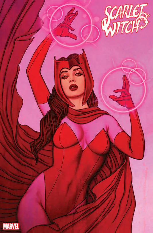 Scarlet Witch #1 Jenny Frison Variant cover art with mystical energy effects