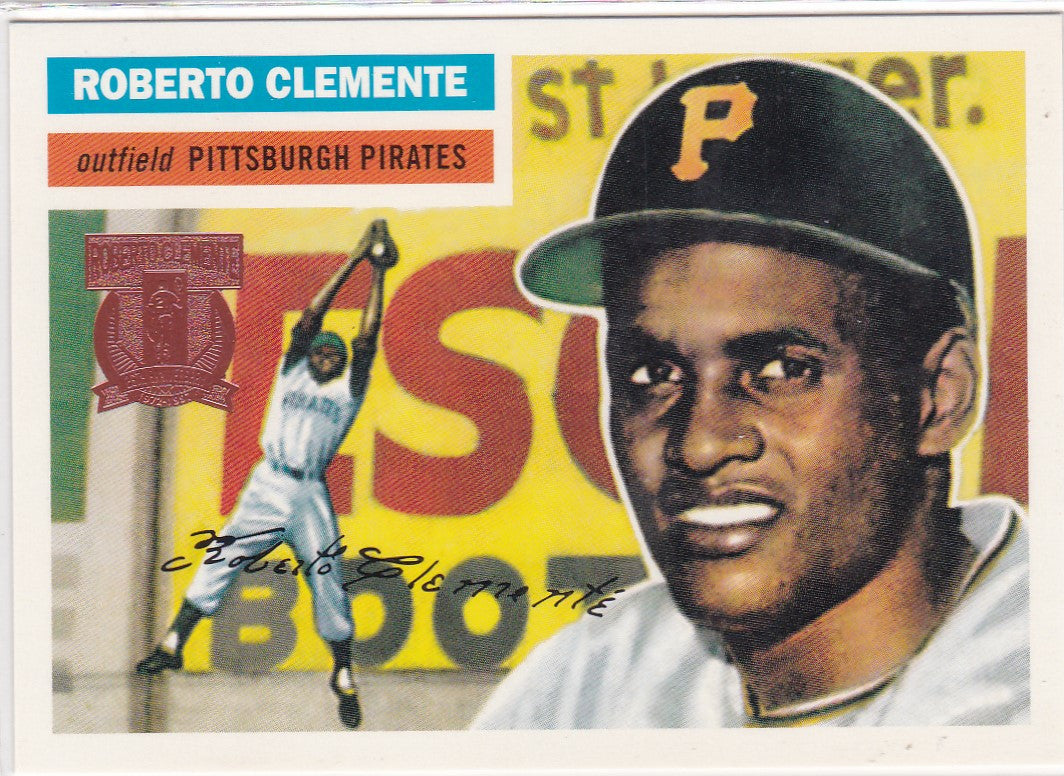 Vintage Topps Factory Seal 1956 #33 Roberto Clemente Pittsburgh Pirates baseball card