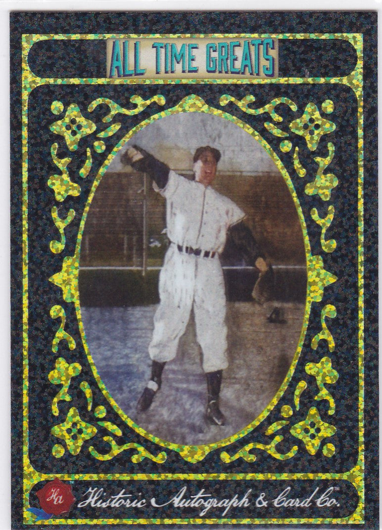 Vintage baseball trading card of Ralph Kiner from Historic Autographs Time Greats series