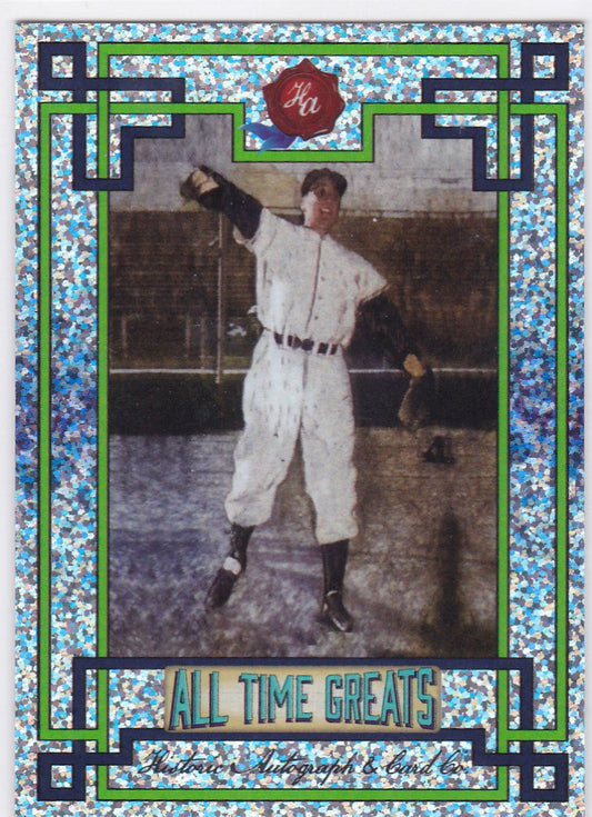 Vintage Ralph Kiner baseball card with holographic border from Historic Autographs Time Greats