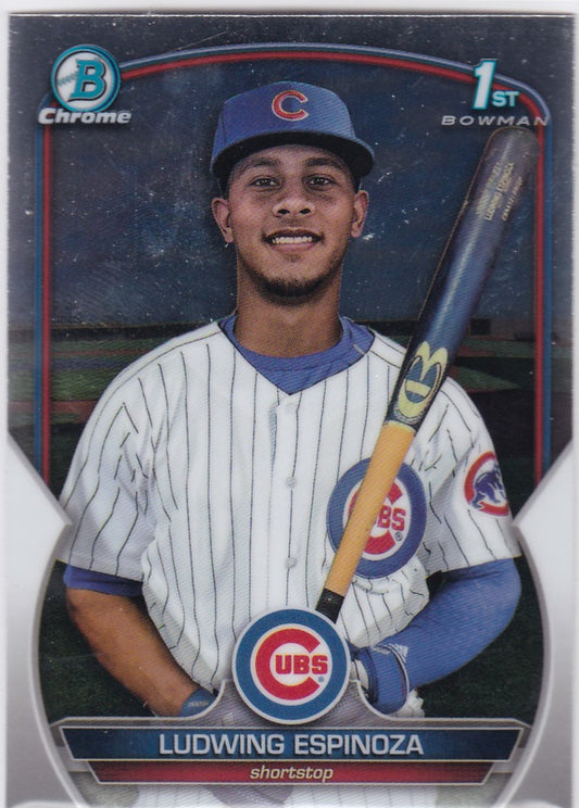 2023 Bowman Chrome #BCP-192 Ludwing Espinoza 1st Bowman Chicago Cubs