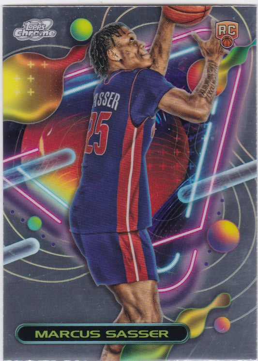 2023-24 Topps Chrome #172 Marcus Sasser RC Detroit Pistons