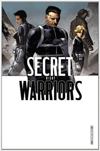 Movie poster for Secret Warriors featuring action characters on Night Paperback cover