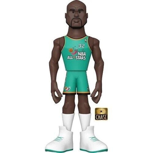 Teal NBA All-Star uniformed vinyl figure of Shaquille O’Neal in premium vinyl quality