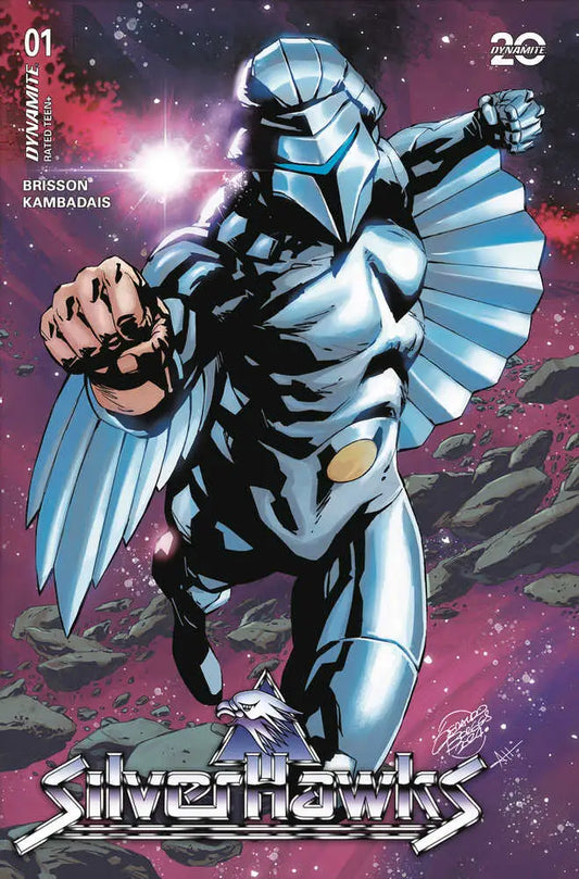 Silverhawks #1 Cover D Borges features Mon*Star in vibrant superhero comic art