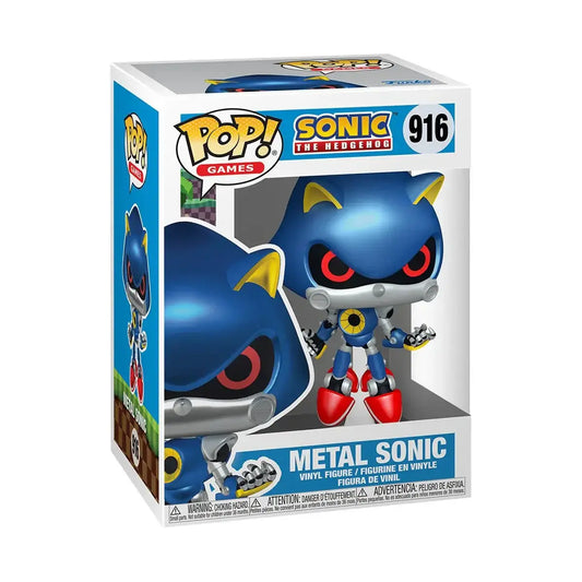 Metal Sonic Funko Pop vinyl figure from the Sonic the Hedgehog series #916