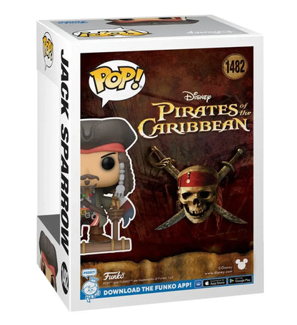 Funko Pop! vinyl figure box featuring Specialty Series Caribbean Jack Sparrow #1482