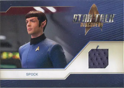 Relic costume card featuring Ethan Peck as Spock from Star Trek Discovery Season 2