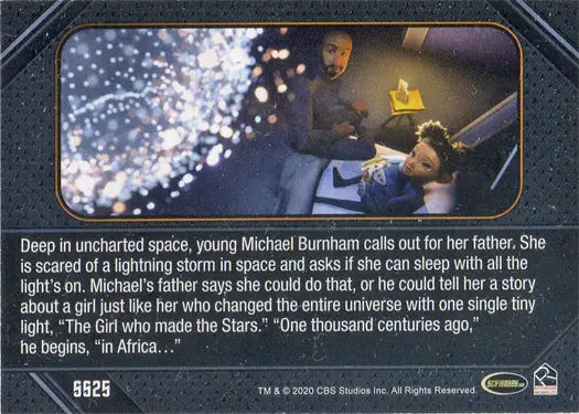 Star Trek Discovery Season 2 Short Treks Chase Card SS25 featuring a sci-fi movie scene