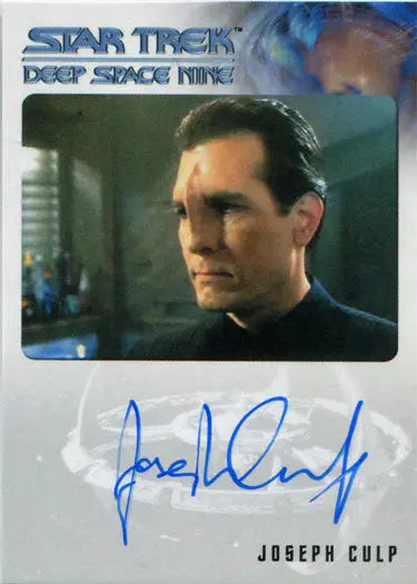 Autographed trading card of Joseph Culp as Raimus from Star Trek DS9 Heroes & Villains