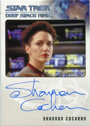 Autographed trading card of Shannon Cochran as Kalita from Star Trek Deep Space Nine