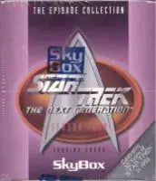 Star Trek: The Next Generation Season 4 DVD box set with Starfleet insignia design