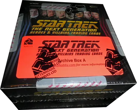 Star Trek TNG Heroes & Villains Factory Sealed Archive Box with All Autographs