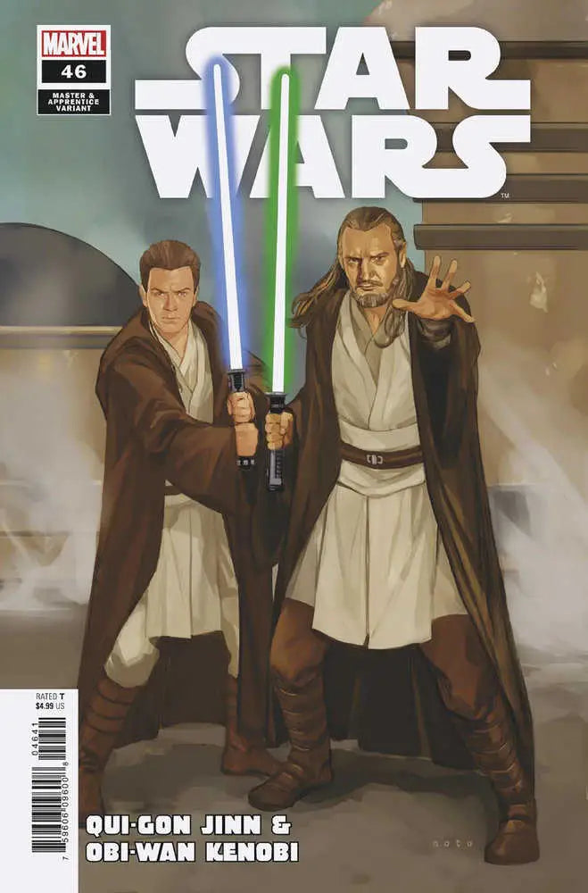 Star Wars #46 comic cover featuring Jedi wielding lightsabers, perfect for trading cards collectors