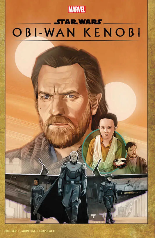 Star Wars comic book cover with Obi-Wan Kenobi characters in a desert setting