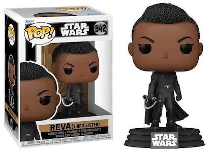 Star Wars Funko Pop of Third Sister in black outfit with chain accessory