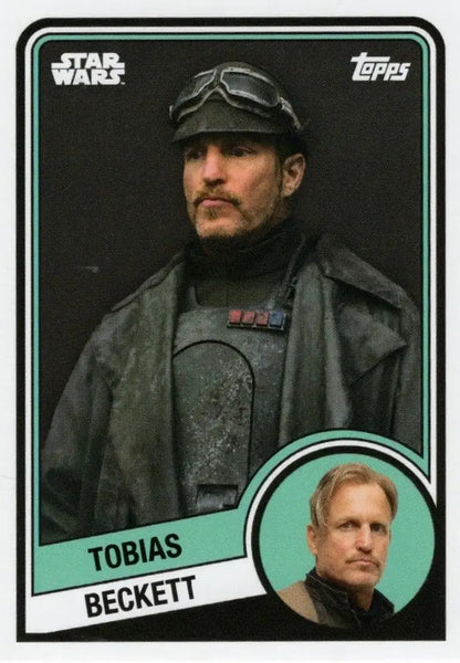 Star Wars trading card of an Imperial officer in gray uniform from Topps Hockey