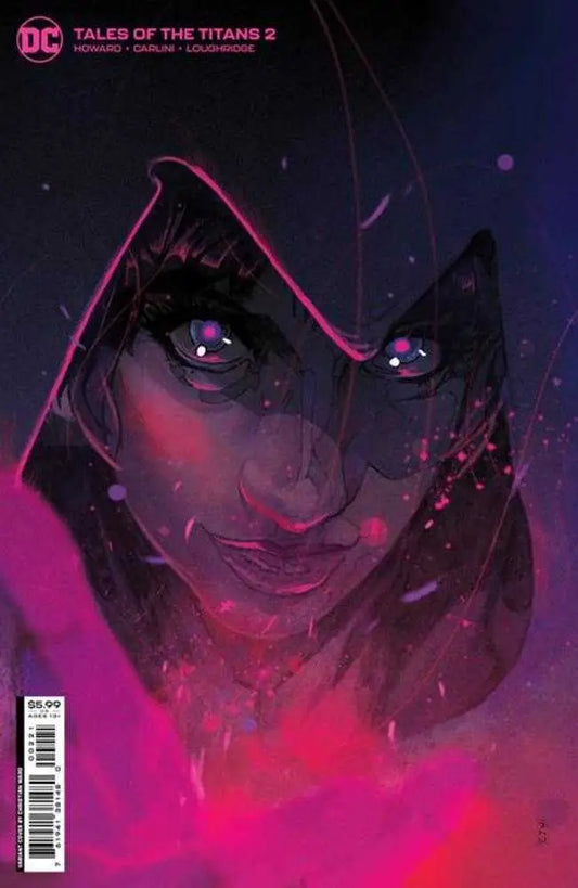 Tales Of The Titans #2 Cover B features vibrant pink portrait, ideal for trading cards collectors