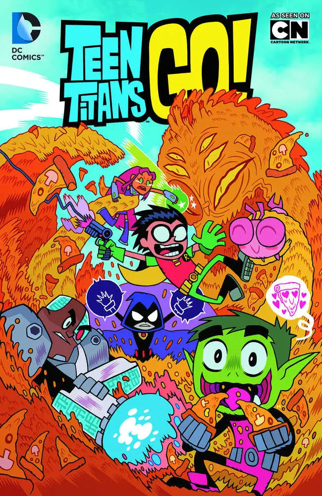 Comic book cover for Teen Titans Go TPB Volume 01 Party Party featuring the superhero team