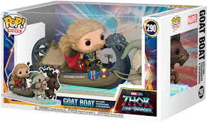 Funko Pop! Marvel Thor Love and Thunder Goat Boat with Thor, Toothnasher, and Toothgrinder