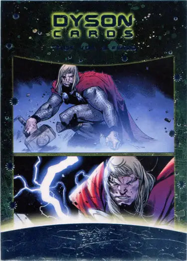 Trading card showcasing Thor in action from Thor Ragnarok Dyson Card Volume 3 #600