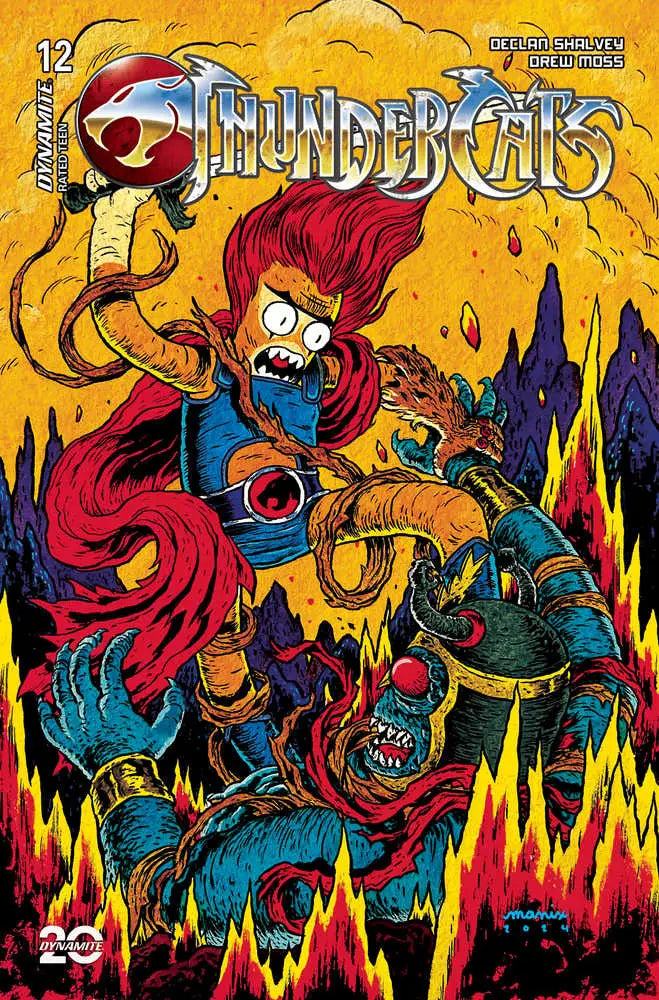 Thundercats #12 Cover E Manix comic book cover featuring popular characters for collectors