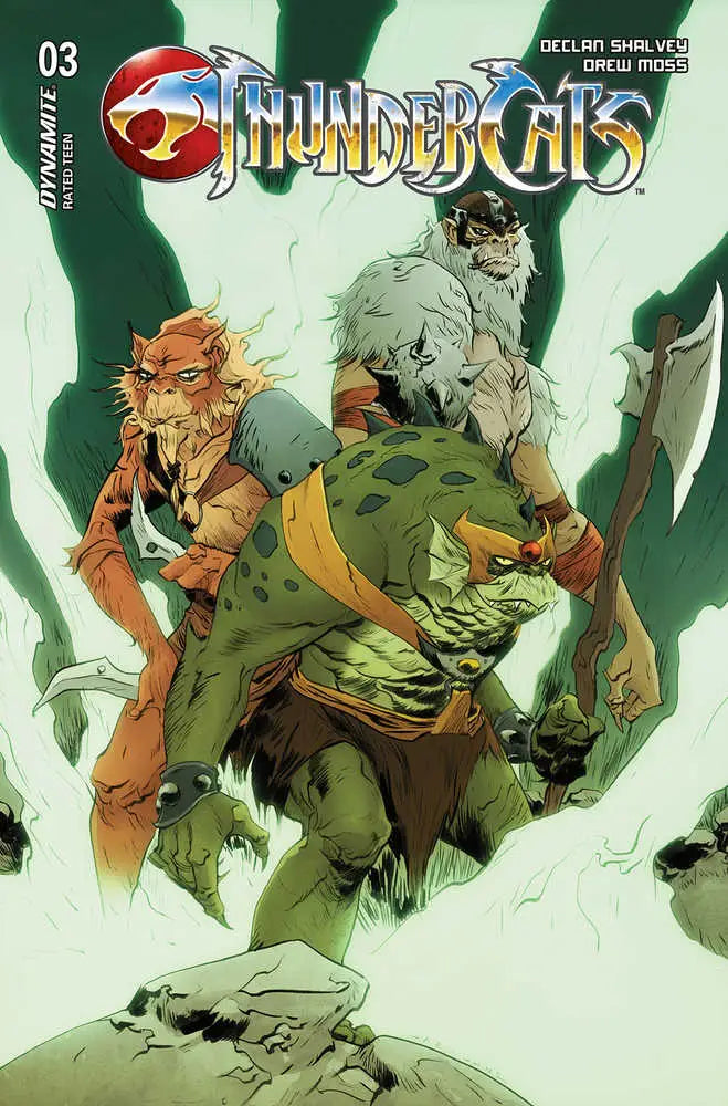 ThunderCats #3 Cover D showcases dynamic action poses, ideal for trading cards collectors