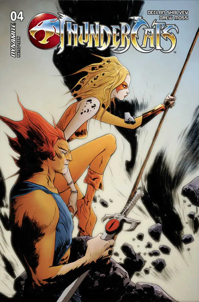 ThunderCats #4 Cover D Lee & Chung shows dynamic action poses of iconic characters