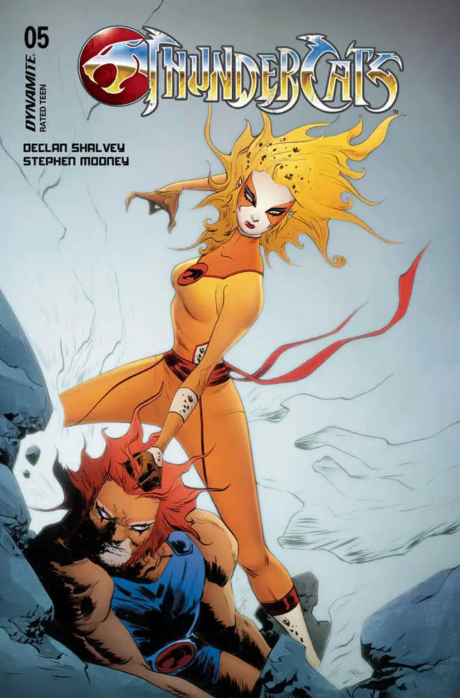 Comic book cover for ThunderCats #5 features dynamic action artwork perfect for trading cards