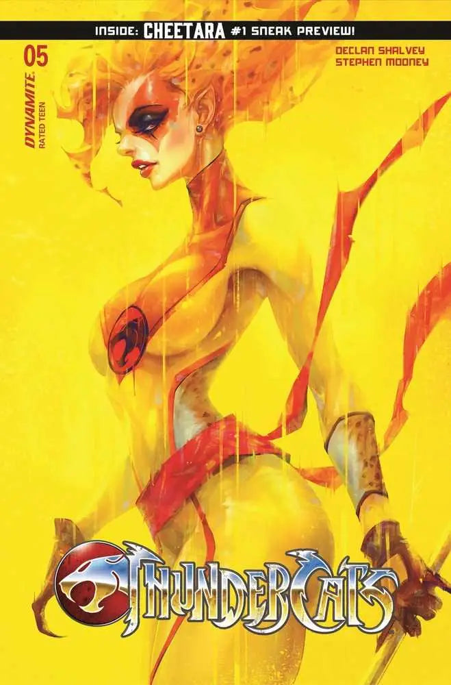 Thundercats #5 Cover E Tao featuring a fiery character, ideal for trading cards fans