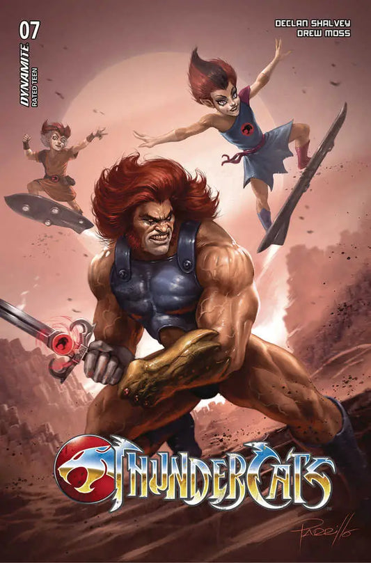 ThunderCats #7 Cover B Parrillo showcasing dynamic character action poses