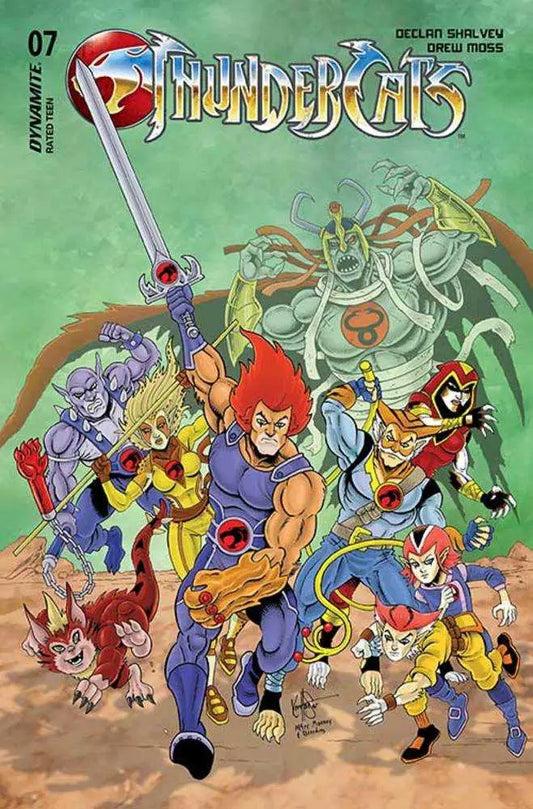 ThunderCats #7 cover art showcasing the heroic team, perfect for trading cards collectors