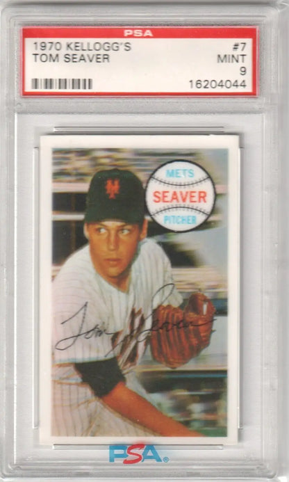 PSA-graded 1970 Kellogg’s Tom Seaver baseball card Mets single cards with free shipping