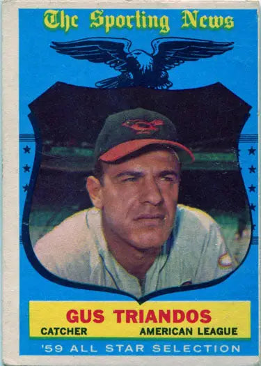 Topps Baseball 1959 Base Card 568 Gus Triandos Sporting News All Star Selection image