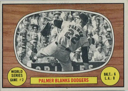 Vintage Topps Baseball 1967 Base Card showcasing a pitcher in World Series Game action