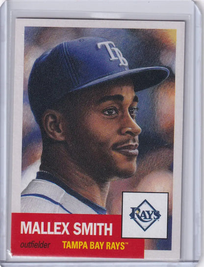 Baseball card of Mallex Smith from Topps Baseball Living for Tampa Bay Rays fans