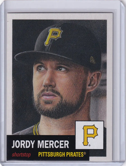 Baseball card of Jordy Mercer in TOPPS BASEBALL LIVING SET for Pittsburgh Pirates