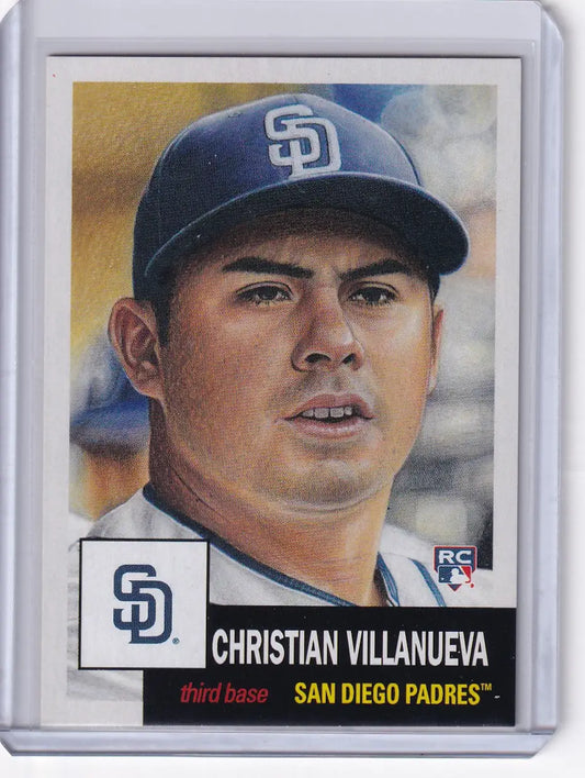 TOPPS Baseball Living Set featuring San Diego Padres player Christian Villanueva card