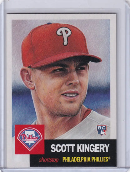 TOPPS BASEBALL LIVING SET #40 Scott Kingery Philadelphia Phillies Baseball Card