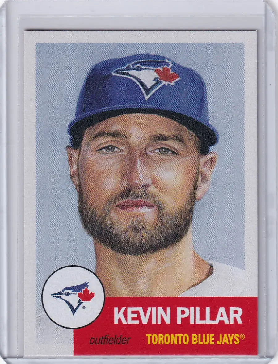 Baseball card of Kevin Pillar from TOPPS BASEBALL LIVING SET for Toronto Blue Jays