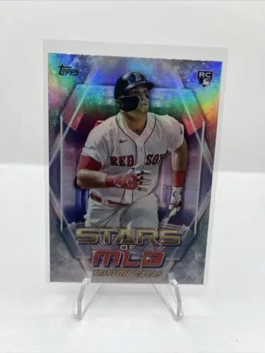 Triston Casas 2023 Topps Stars of MLB RC card featuring Boston Red Sox player