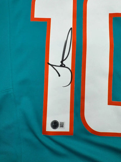 Tyreek Hill Miami Dolphins Nike Authentic Autograph Jersey with Beckett COA