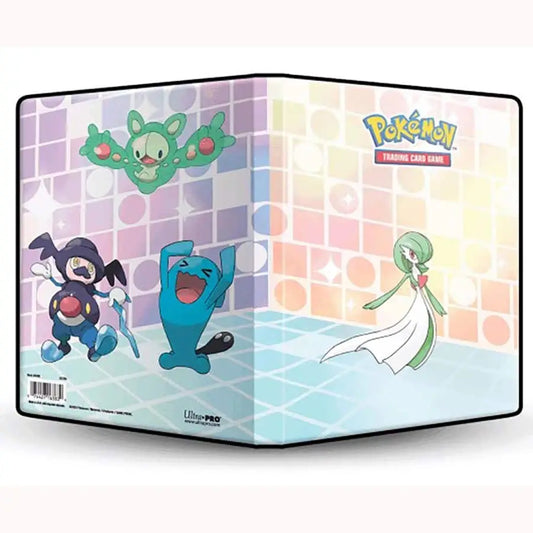 Ultra PRO 4-Pocket Portfolio for oversized Pokemon cards with Wooper and Gardevoir artwork