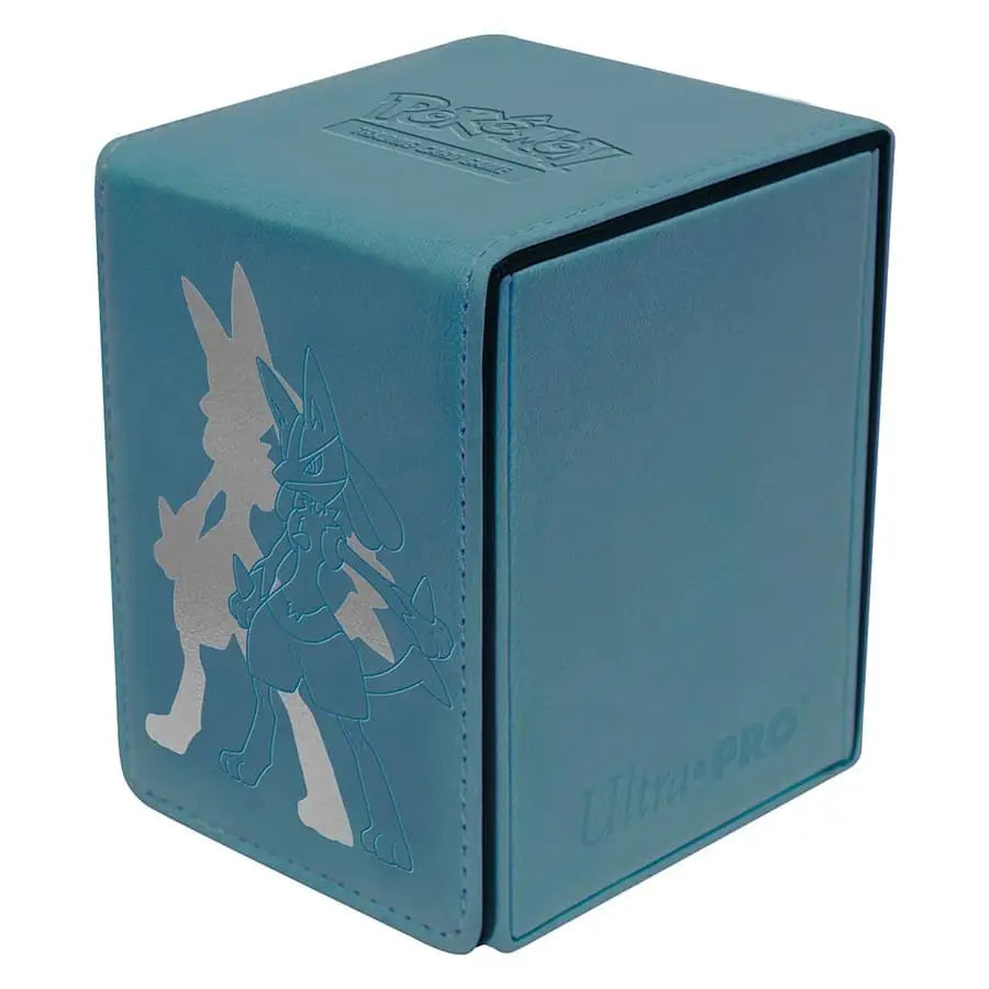 Teal Alcove Flip Box with rabbit silhouette, strong magnetic closure, dual thumb notches